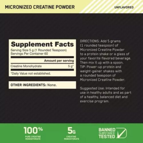 (ON) Micronized Creatine Monohydrate price in (bd)